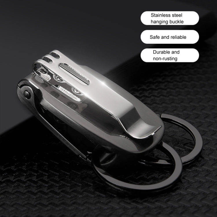 HONEST Metal Spring Clip Keychain Car Key Holder Waist Hanging Buckle(Golden) - In Car by HONEST | Online Shopping UK | buy2fix