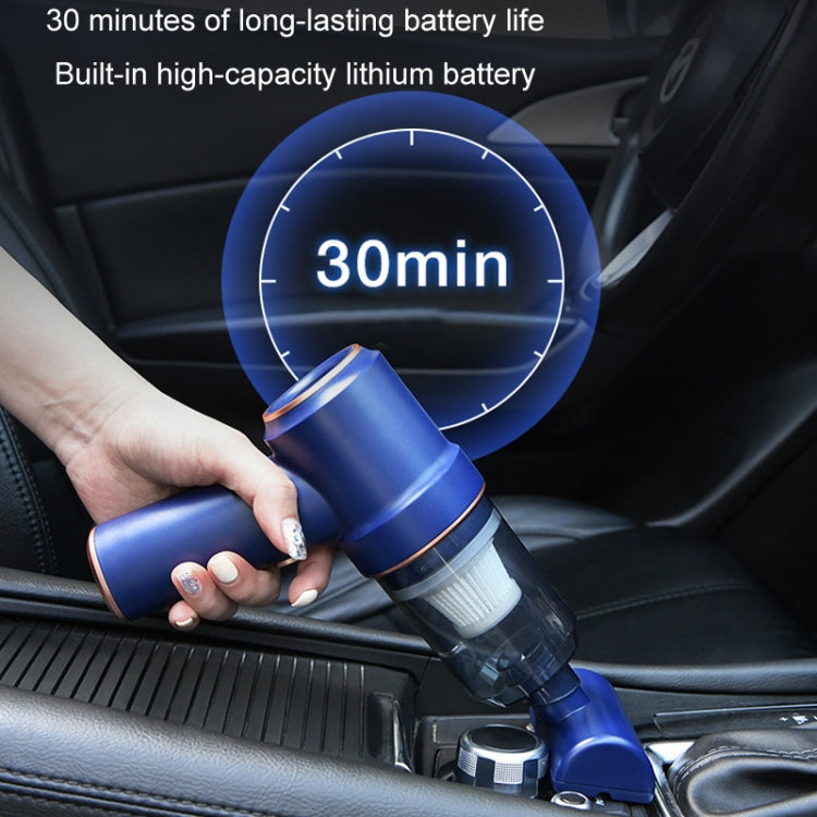 Wireless Car High Power Charging Mini Car Vacuum Cleaner, Specification: Upgrad USB Cable - In Car by buy2fix | Online Shopping UK | buy2fix