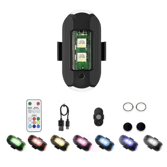 Vibration Remote Control Induction Motorcycle Wireless Strong Magnetic Warning Flash Light, Specification: 1 Light +1 RC - In Car by buy2fix | Online Shopping UK | buy2fix