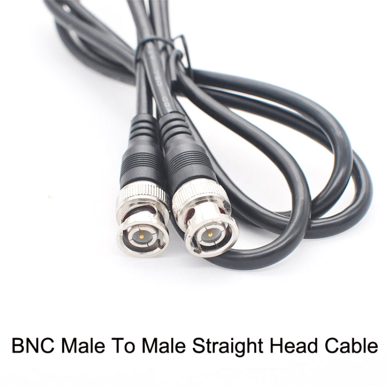 BNC Male To Male Straight Head Cable Coaxial Cable Video Jumper, Length: 1m - Security by buy2fix | Online Shopping UK | buy2fix