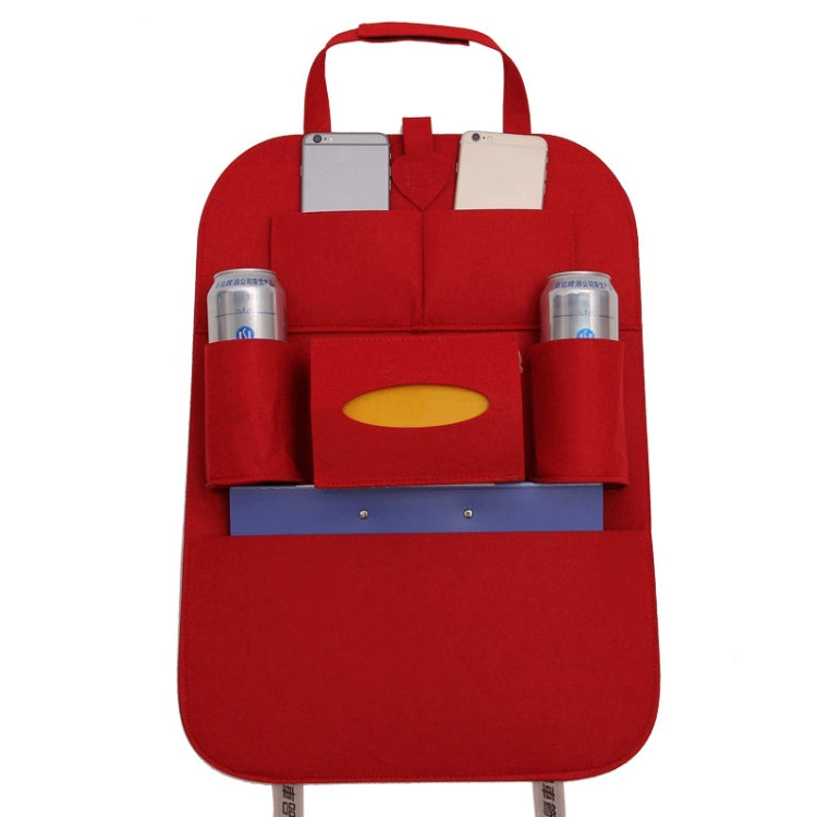 Car Multifunctional Seat Back Storage Hanging Bag, Size: 40x56cm(Red) - In Car by buy2fix | Online Shopping UK | buy2fix