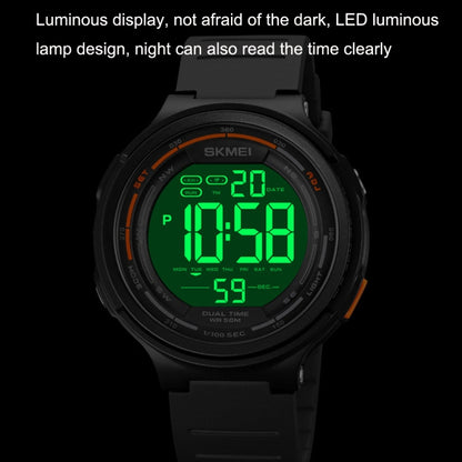 SKMEI 1841 Outdoor Sports Students Waterproof Luminous Countdown Watch(Black) - LED Digital Watches by SKMEI | Online Shopping UK | buy2fix