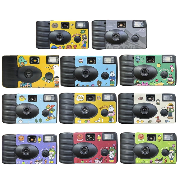 12pcs Cheers Retro Film Camera Waterproof Cartoon Decorative Stickers without Camera - Consumer Electronics by buy2fix | Online Shopping UK | buy2fix