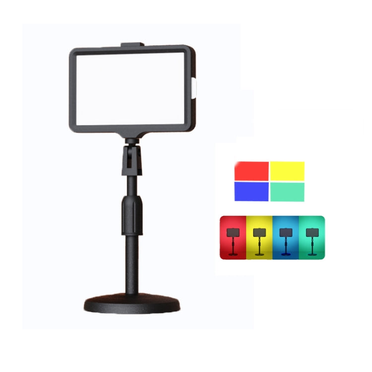 8 Inch 3200-5500K Three-color Temperature Photography Flat-panel Live Fill Light,Spec: 30cm Bracket - Selfie Light by buy2fix | Online Shopping UK | buy2fix