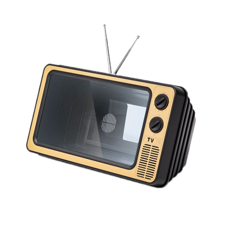 Retro TV Mobile Phone Screen Video Amplifier Mobile Phone Holder(Rose Gold) - Screen Magnifier by buy2fix | Online Shopping UK | buy2fix