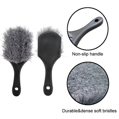 Multi-functional Wheel Washing Brush Carpet Cleaning Soft Brush, Color: Blue Gray - In Car by buy2fix | Online Shopping UK | buy2fix