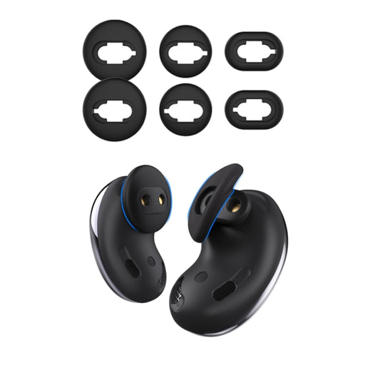 For Samsung Galaxy Buds Live AhaStyle PT132 S+M+L Silicone Earbud(Black) - Anti-dust & Ear Caps by AhaStyle | Online Shopping UK | buy2fix