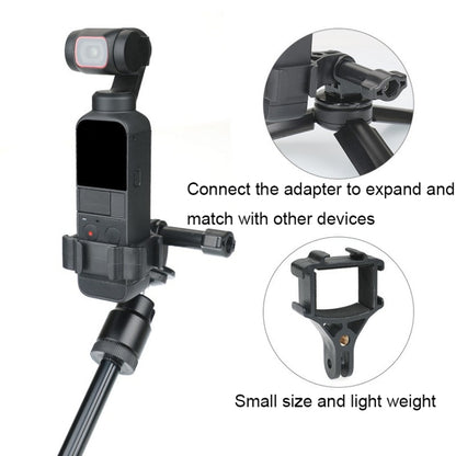 Black RCSTQ for DJI Pocket 2 Expansion Adapter Holder Camera Fixed Connection Accessories - Mount & Holder by RCSTQ | Online Shopping UK | buy2fix