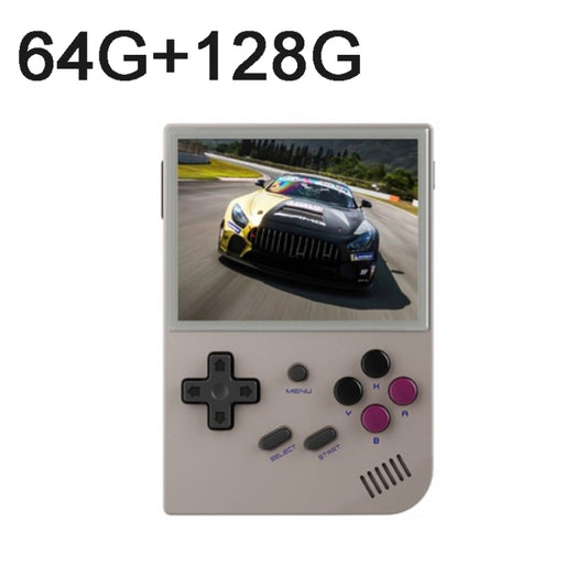 ANBERNIC RG35XX 3.5-inch Retro Handheld Game Console Open Source Game Player  64G+128G 13000+ Games(Grey) - Pocket Console by ANBERNIC | Online Shopping UK | buy2fix