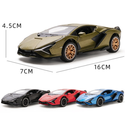 1:32 Simulation Sound Light Children Alloy Sports Car Model Boy Car Toy(Blue) - Model Toys by buy2fix | Online Shopping UK | buy2fix