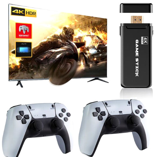 M8 Pro Y3Lite U8 Plus For PS1 2.4G Wireless HDMI HD 4K Dual Game Console 128G 20000+ Games - Pocket Console by buy2fix | Online Shopping UK | buy2fix