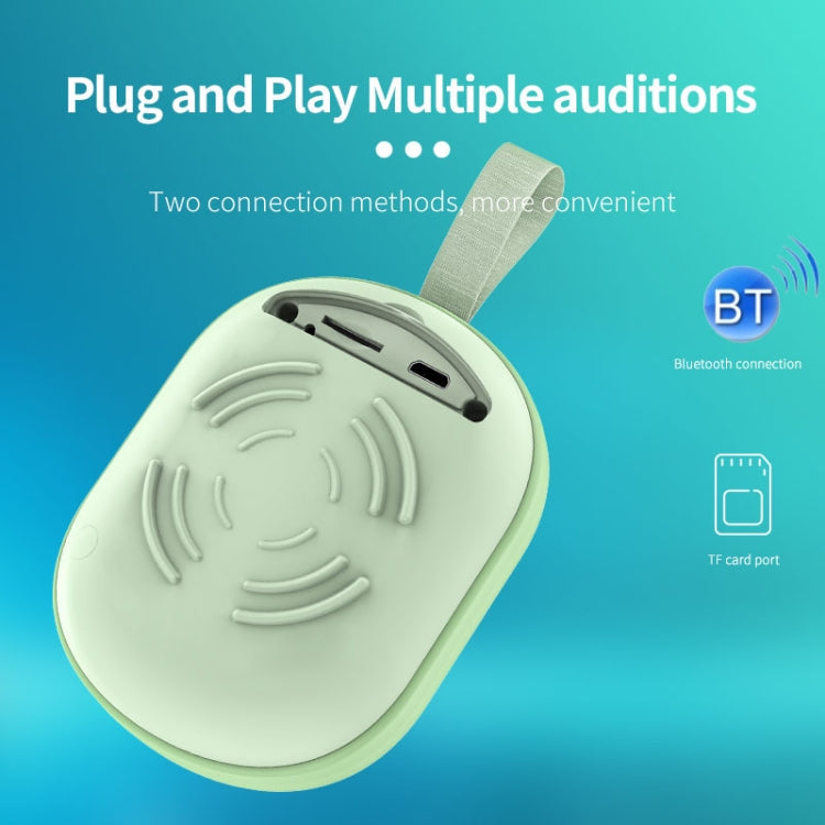 AFK BT-513 TWS Mini Portable RGB Light Bluetooth Speaker 3D Sound Effect Waterproof Bluetooth Audio(Green) - Mini Speaker by AFK | Online Shopping UK | buy2fix