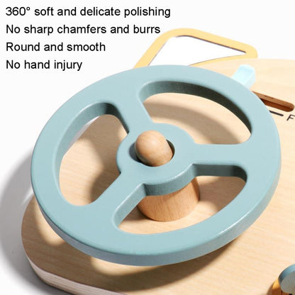 Montessori Education Steering Wheel Simulation Busy Board Children Puzzle Toys - Early Education Toys by buy2fix | Online Shopping UK | buy2fix