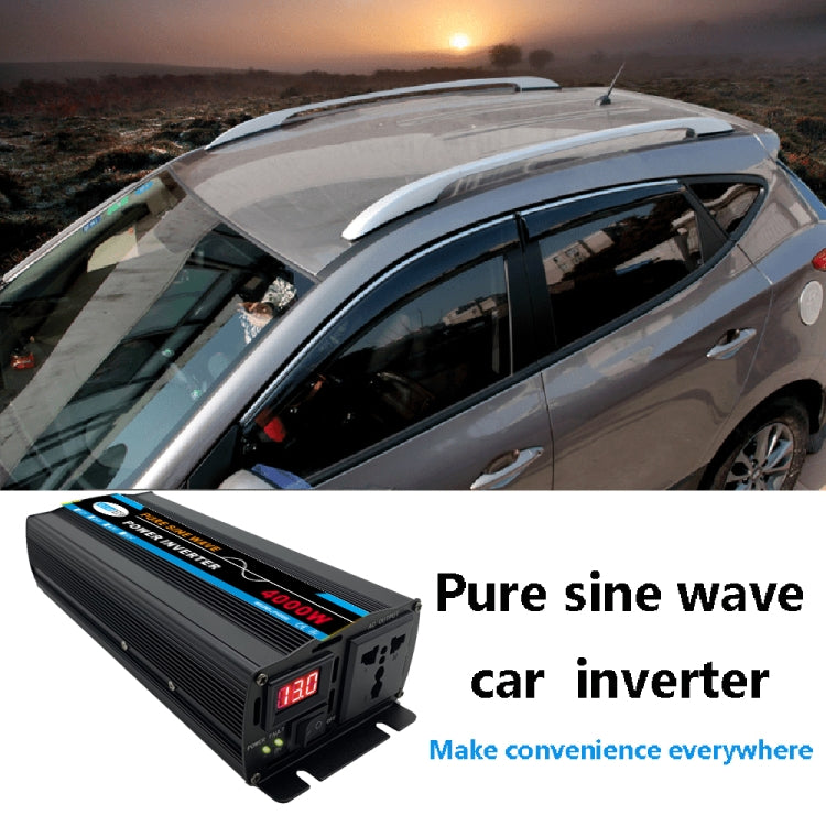 8000W 12V to 220V High Power Car Pure Sine Wave Inverter Power Converter - Pure Sine Wave by buy2fix | Online Shopping UK | buy2fix