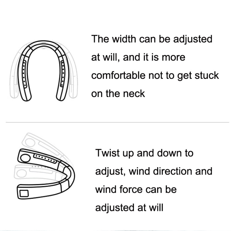 WT-F54 Wind From All Sides Long Battery Life Semiconductor Cooling Hanging Neck Fan(Pink) - Electric Fans by buy2fix | Online Shopping UK | buy2fix