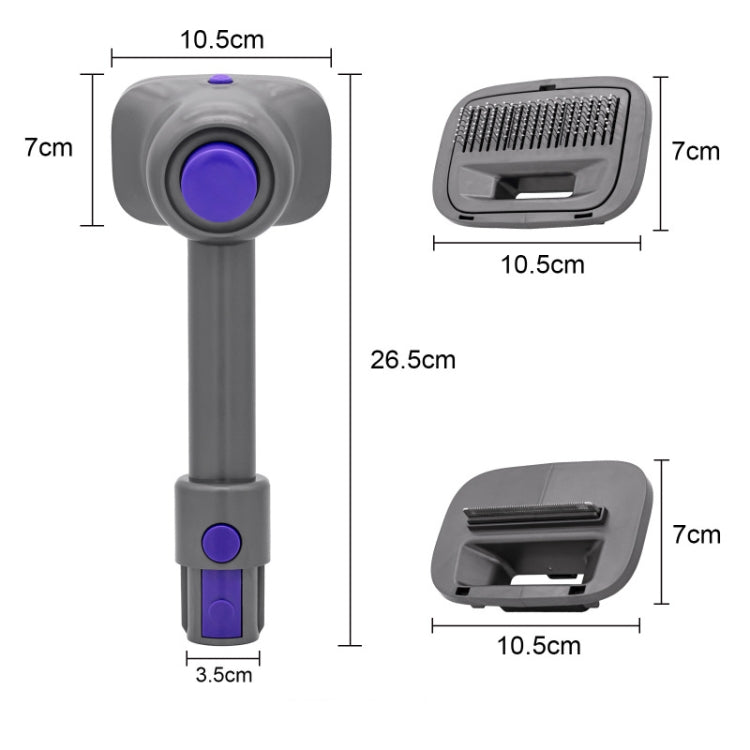 For Dyson V6 V7 V8 V10 V11 Vacuum Cleaner Pet Hair Suction Head, Spec: Upgrade - Dyson Accessories by buy2fix | Online Shopping UK | buy2fix