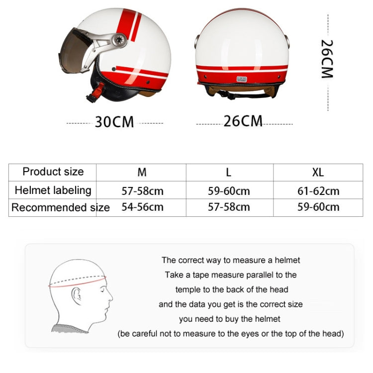 GXT Electric Vehicle Half Cover Helmet Four Seasons Retro Helmet, Size: L(Cement Gray) - Helmets by GXT | Online Shopping UK | buy2fix