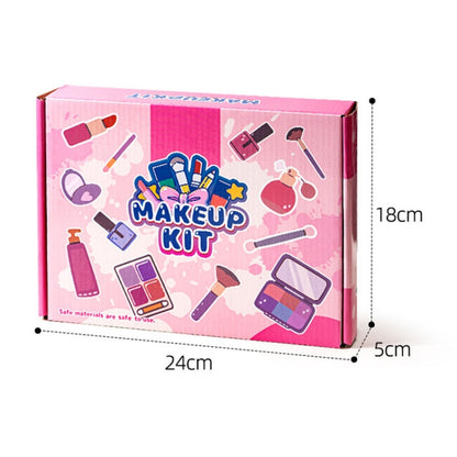 11pcs/set Girls Simulation Dressing Makeup Box Play House Non-toxic Cosmetics Set, Style: Beautiful Makeup Bag 1164 - Pretend Play Toys by buy2fix | Online Shopping UK | buy2fix