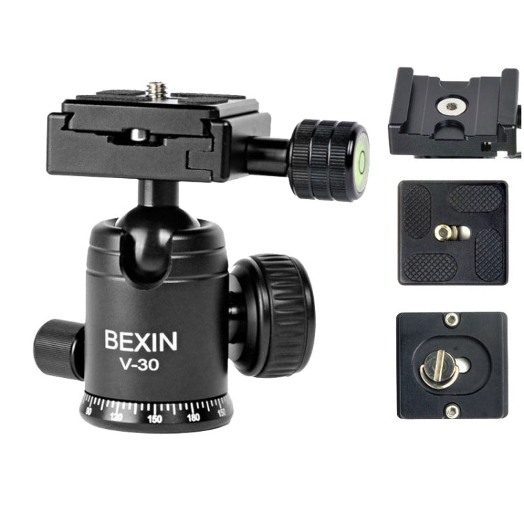 BEXIN V30 Adjustable Aluminum Alloy Desktop Camera Tripod Mini Portable Folding Live Tripod(MS08-S) - Tripods by BEXIN | Online Shopping UK | buy2fix