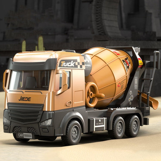 JIEDE Cement Truck Alloy Engineering Vehicle Toy Children Wisdom Simulation Model Car - Model Toys by JIEDE | Online Shopping UK | buy2fix