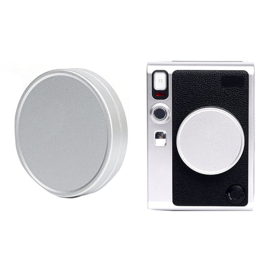 For FUJIFILM Instax Mini EVO Camera Lens Cap Aluminum Alloy Protective Cover(Silver) - Lens Cap by buy2fix | Online Shopping UK | buy2fix