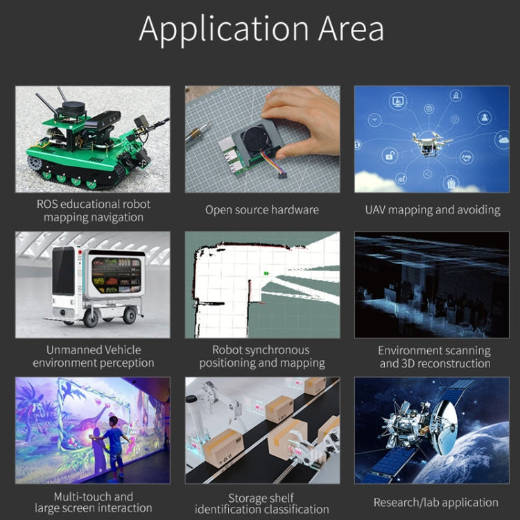 Yahboom Lidar ROS2 Robot SLAM Mapping Navigation Ranging TOF(MS200) - Robotics Accessories by Yahboom | Online Shopping UK | buy2fix