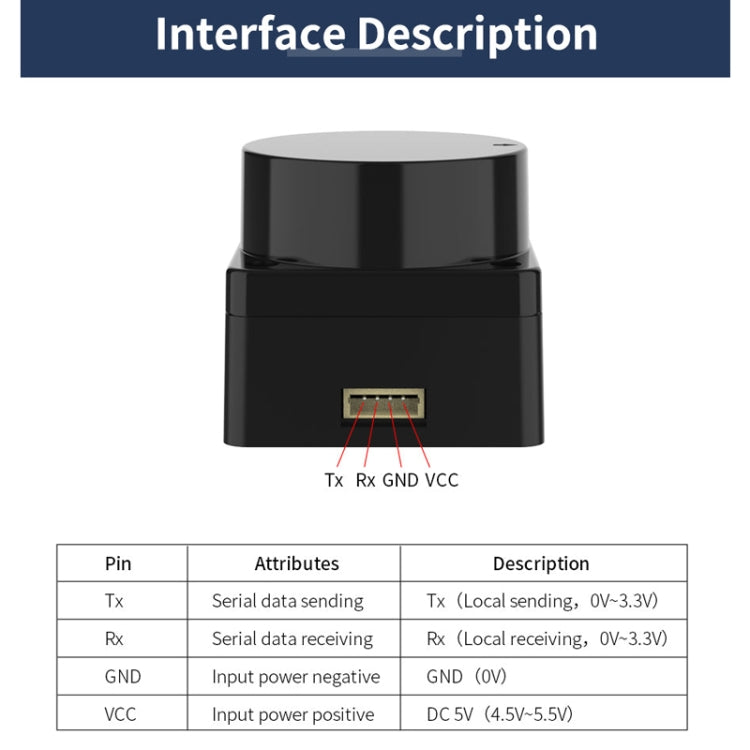 Yahboom Lidar ROS2 Robot SLAM Mapping Navigation Ranging TOF(MS200) - Robotics Accessories by Yahboom | Online Shopping UK | buy2fix