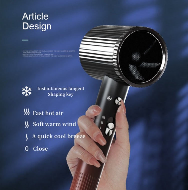 1600W Negative Ion Hair Dryer With  3 Speed Adjustment,CN Plug Standard Edition(Red) - Hair Dryers & Accessories by buy2fix | Online Shopping UK | buy2fix