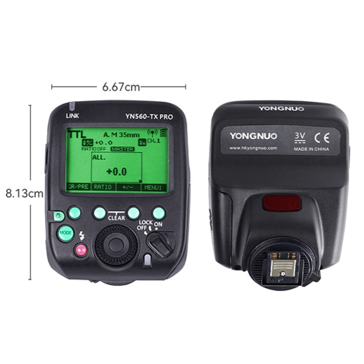 For Nikon YONGNUO YN560-TX Pro High-speed Synchronous TTL Trigger Wireless Flash Trigger - Wireless Flash Trigger by YONGNUO | Online Shopping UK | buy2fix