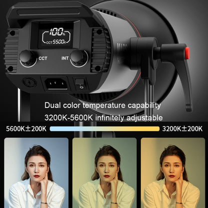 TRIOPO M200Bi Dual Color Temperature Live Broadcast Light Lamp Indoor Photography Lamp(UK Plug) -  by TRIOPO | Online Shopping UK | buy2fix