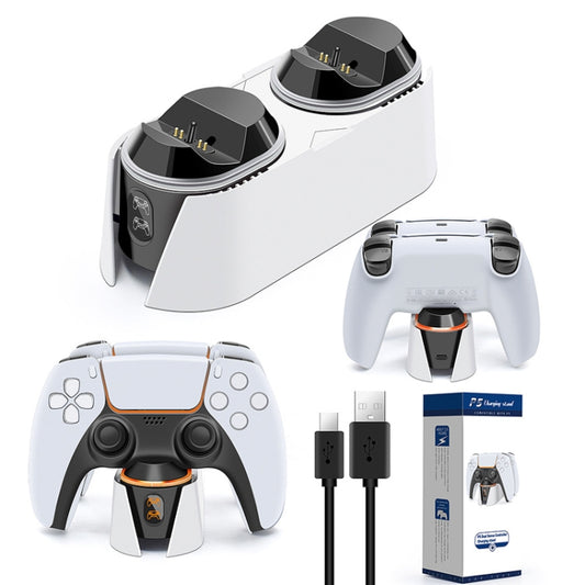 For PS5 Gamepad Contact Dual Charging Dock Gamepad Charger - Charger & Power by buy2fix | Online Shopping UK | buy2fix