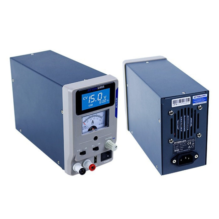 ATTEN APS22-5A 22V 5A USB Digital Variable Adjustable Laboratory DC Power Supply For Mobile Repair, EU Plug - Current & Voltage Tester by ATTEN | Online Shopping UK | buy2fix