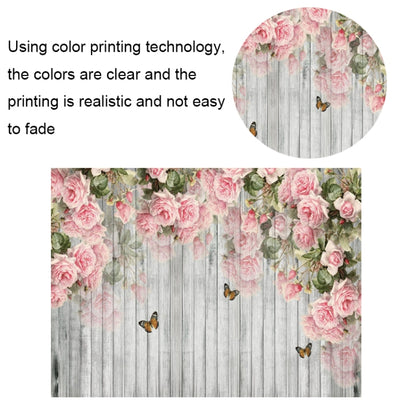 1.25x0.8m Wood Grain Flower Branch Props 3D Simulation Photography Background Cloth, Style: C-4031 - Wood Floor by buy2fix | Online Shopping UK | buy2fix