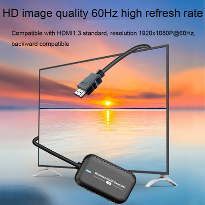 PWAY DT248W-H 30m Wireless HD Screen Projector Office Conference Screen Sharing Device(HDMI Interface) - Wireless Display Dongle by PWAY | Online Shopping UK | buy2fix