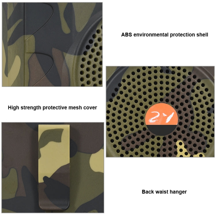 25W  Bluetooth Voice Amplifier Bird Hunting Speaker Supports USB/TF/FM 1000m Remote Control EU Plug(Camouflage) - Midrange Speaker & Frequency Divider by buy2fix | Online Shopping UK | buy2fix