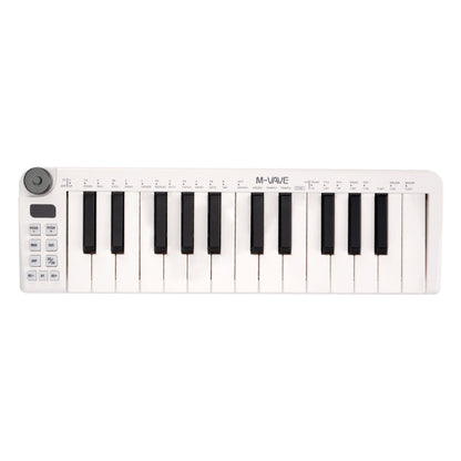 M-VAVE SKM-25MINI Digital Electronic Piano 25 Key Musical Instrument MIDI Keyboard Controller - Keyboard Instruments Accessories by M-VAVE | Online Shopping UK | buy2fix