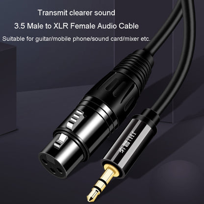 JINGHUA 3.5mm Male To XLR Female Microphone Cable Computer Mixer Audio Cable, Length: 10m - Microphone Audio Cable & Connector by JINGHUA | Online Shopping UK | buy2fix