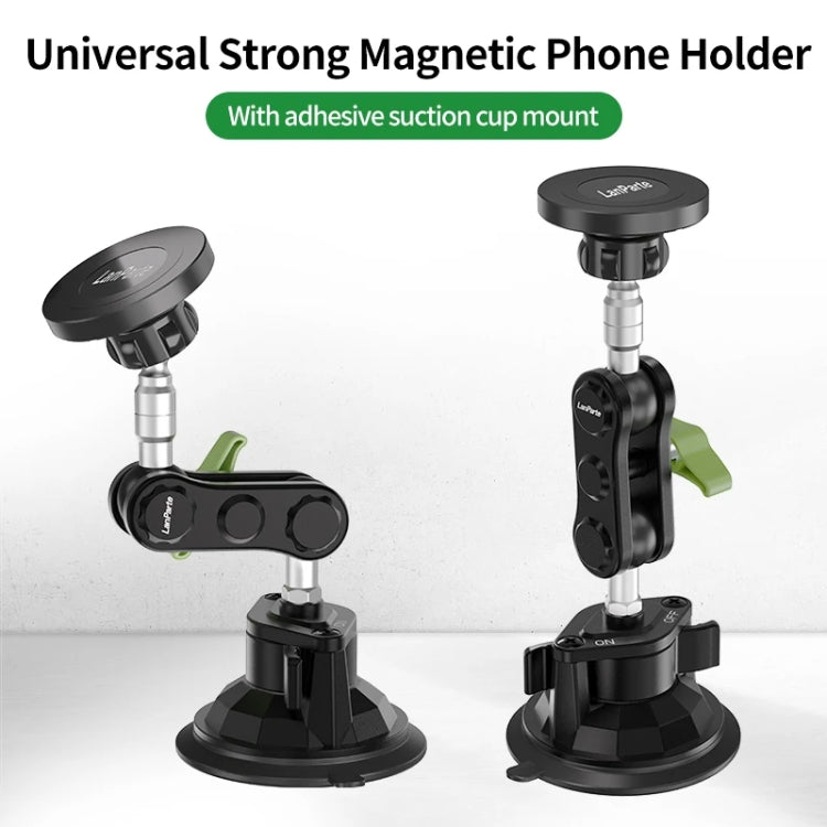 Lanparte Magnetic Car Phone Holder Adjustable Suction Cup Navigation Stand RBA-M01NL - Car Holders by Lanparte | Online Shopping UK | buy2fix
