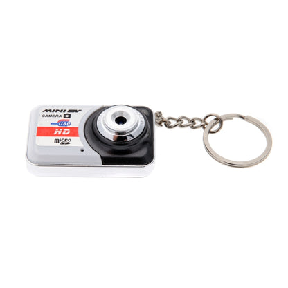 X6 Portable Ultra Mini HD Kids Digital Camera DV Camcorder with Key Ring, Support TF Card(Glamour Gray) - Consumer Electronics by buy2fix | Online Shopping UK | buy2fix