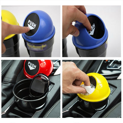 Universal Car Trash Bin Car Garbage Can Rubbish Dust Case Holder Bin Automobile Storage Bucket(Black) - Stowing Tidying by buy2fix | Online Shopping UK | buy2fix