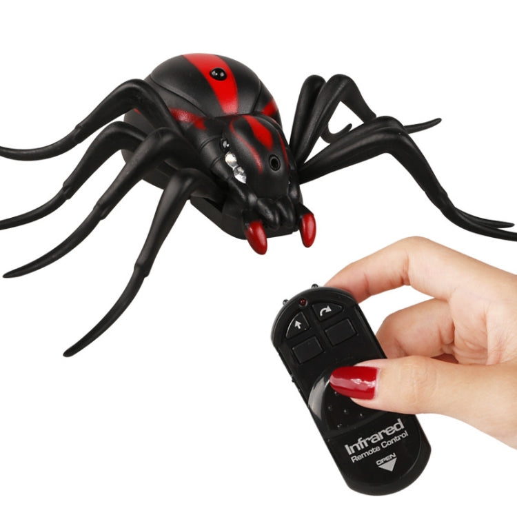 Tricky Funny Toy Infrared Remote Control Scary Creepy Spider, Size: 16*10cm -  by buy2fix | Online Shopping UK | buy2fix