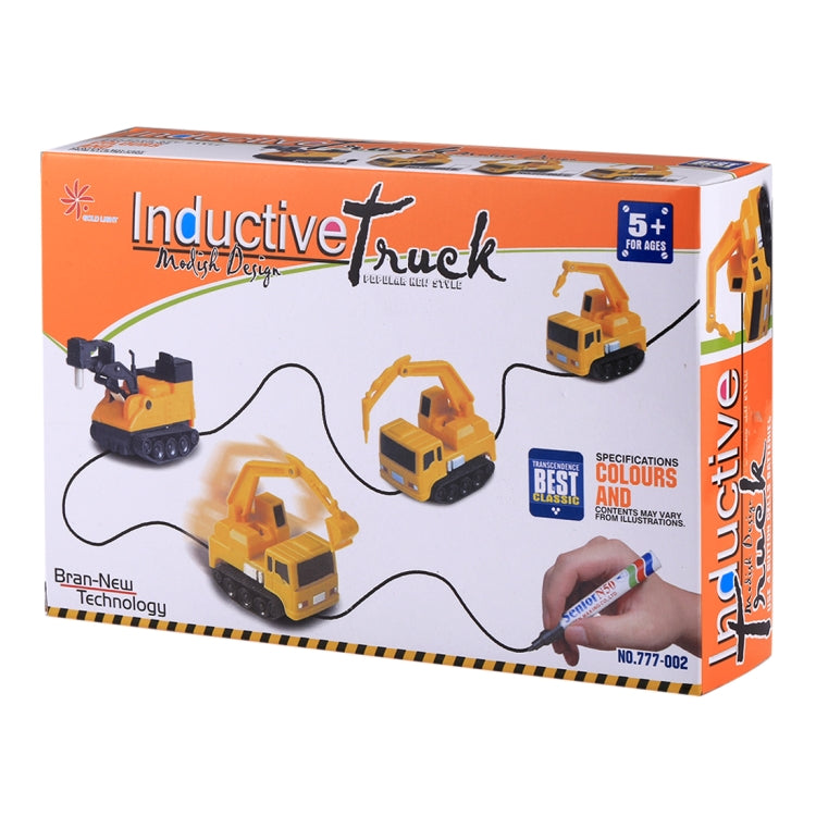 777-002 Creative Fangle Inductive Pen Writing Following Engineering Truck, Random Style Delivery - Model Toys by buy2fix | Online Shopping UK | buy2fix