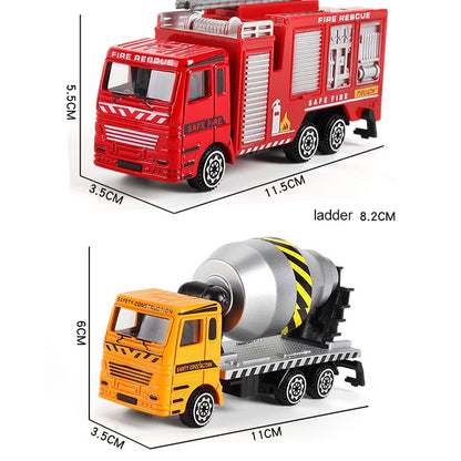 3 PCS Model Car Toy Construction Engineering Vehicles, Random Style Delivery - DIY Developmental Toys by buy2fix | Online Shopping UK | buy2fix