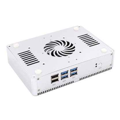 HYSTOU H2 Windows / Linux System Mini PC, Intel Core I5-7267U Dual Core Four Threads up to 3.50GHz, Support mSATA 3.0, 8GB RAM DDR3 + 256GB SSD 500GB HDD (White) - Computer & Networking by HYSTOU | Online Shopping UK | buy2fix