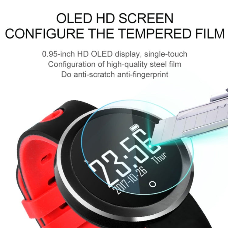 Q7 0.95 inch HD OLED Screen Display Bluetooth Smart Bracelet, IP68 Waterproof, Support Pedometer / Sedentary Reminder / Heart Rate Monitor / Sleep Monitor, Compatible with Android and iOS Phones(Red) - Smart Wear by buy2fix | Online Shopping UK | buy2fix