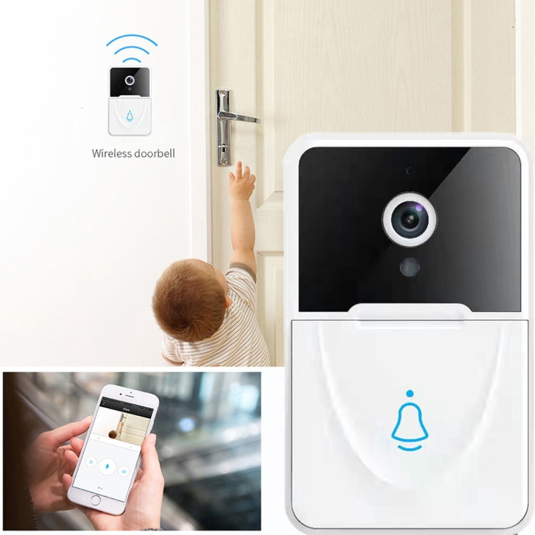 DoorBell X3 VGA WiFi Smart Video Doorbell with Chime, Support Night Vision(White) - Security by buy2fix | Online Shopping UK | buy2fix