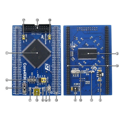 Waveshare Open429I-C Package A, STM32F4 Development Board - MCU Tools by Waveshare | Online Shopping UK | buy2fix