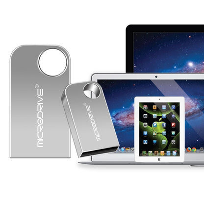 MicroDrive 64GB USB 2.0 Mini Semi-circular Metal U Disk - USB Flash Drives by MicroDrive | Online Shopping UK | buy2fix