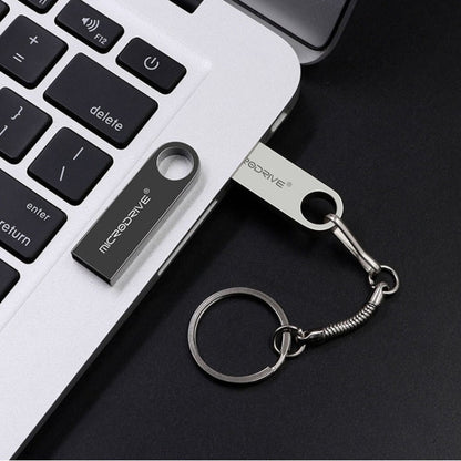 MicroDrive 64GB USB 2.0 Metal Waterproof High Speed U Disk(Pink) - USB Flash Drives by MicroDrive | Online Shopping UK | buy2fix