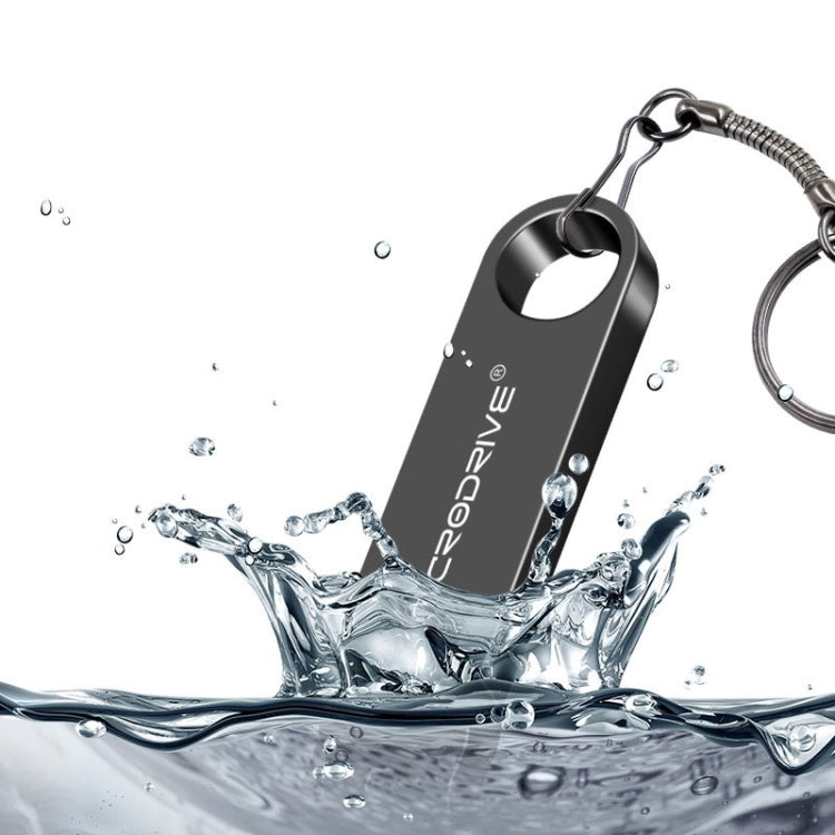 MicroDrive 64GB USB 2.0 Metal Waterproof High Speed U Disk(Pink) - USB Flash Drives by MicroDrive | Online Shopping UK | buy2fix